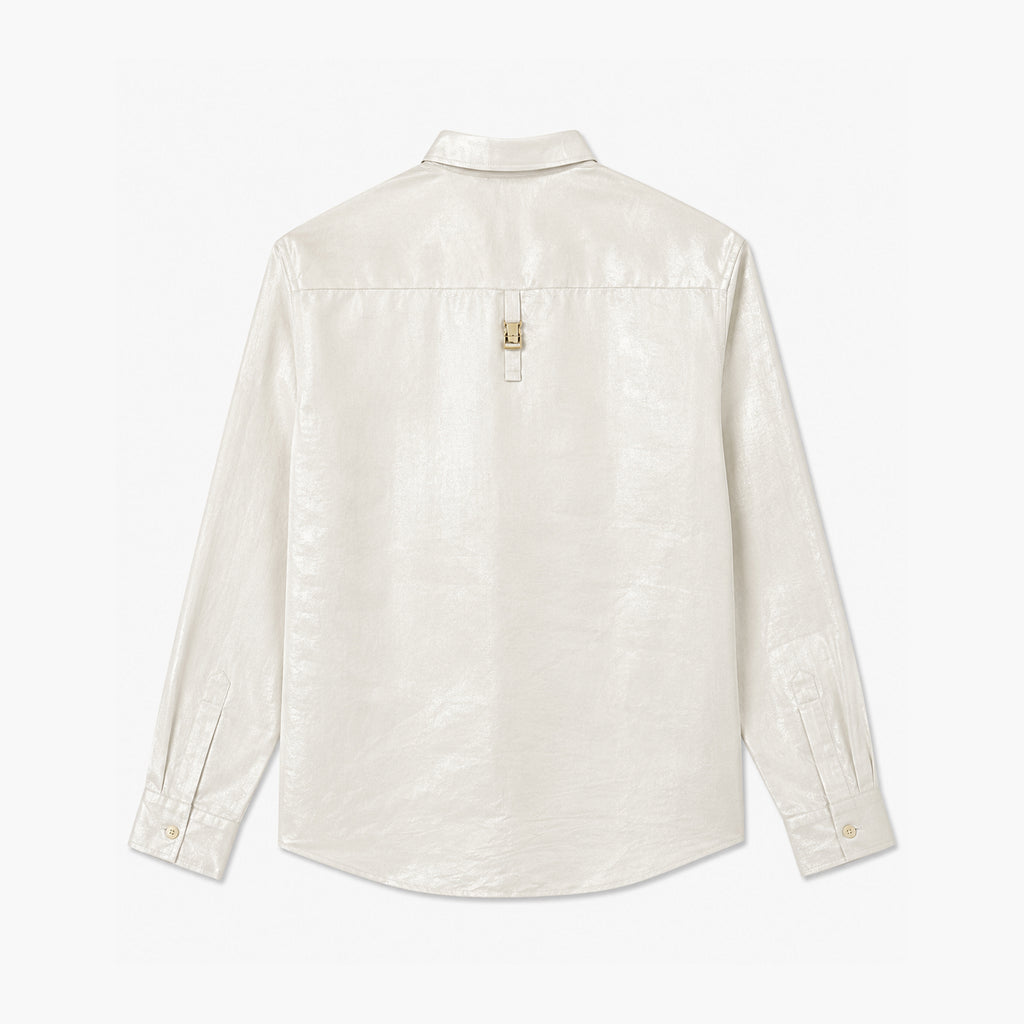 Classic Shirt with Exposed Embroidery