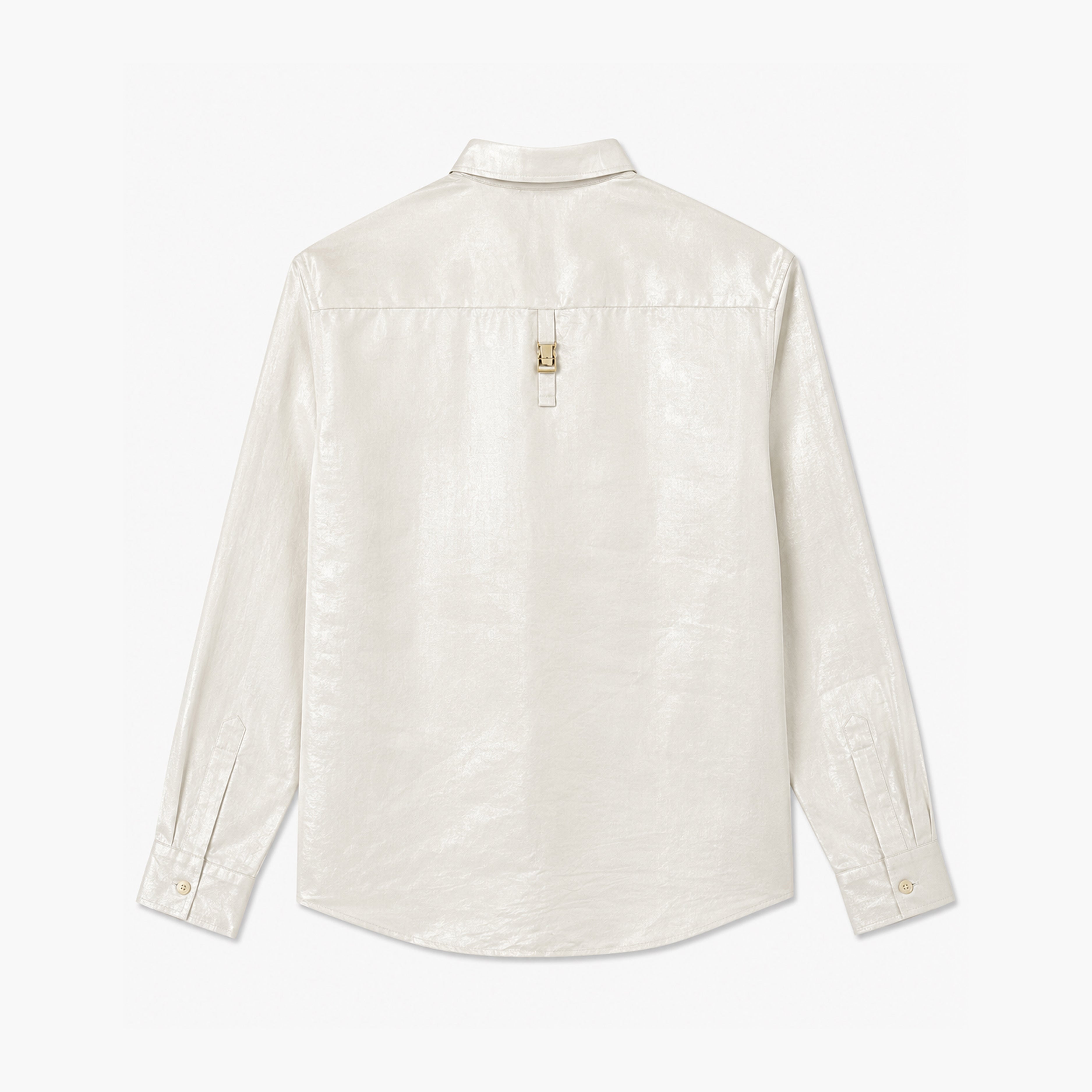 Classic Shirt with Exposed Embroidery
