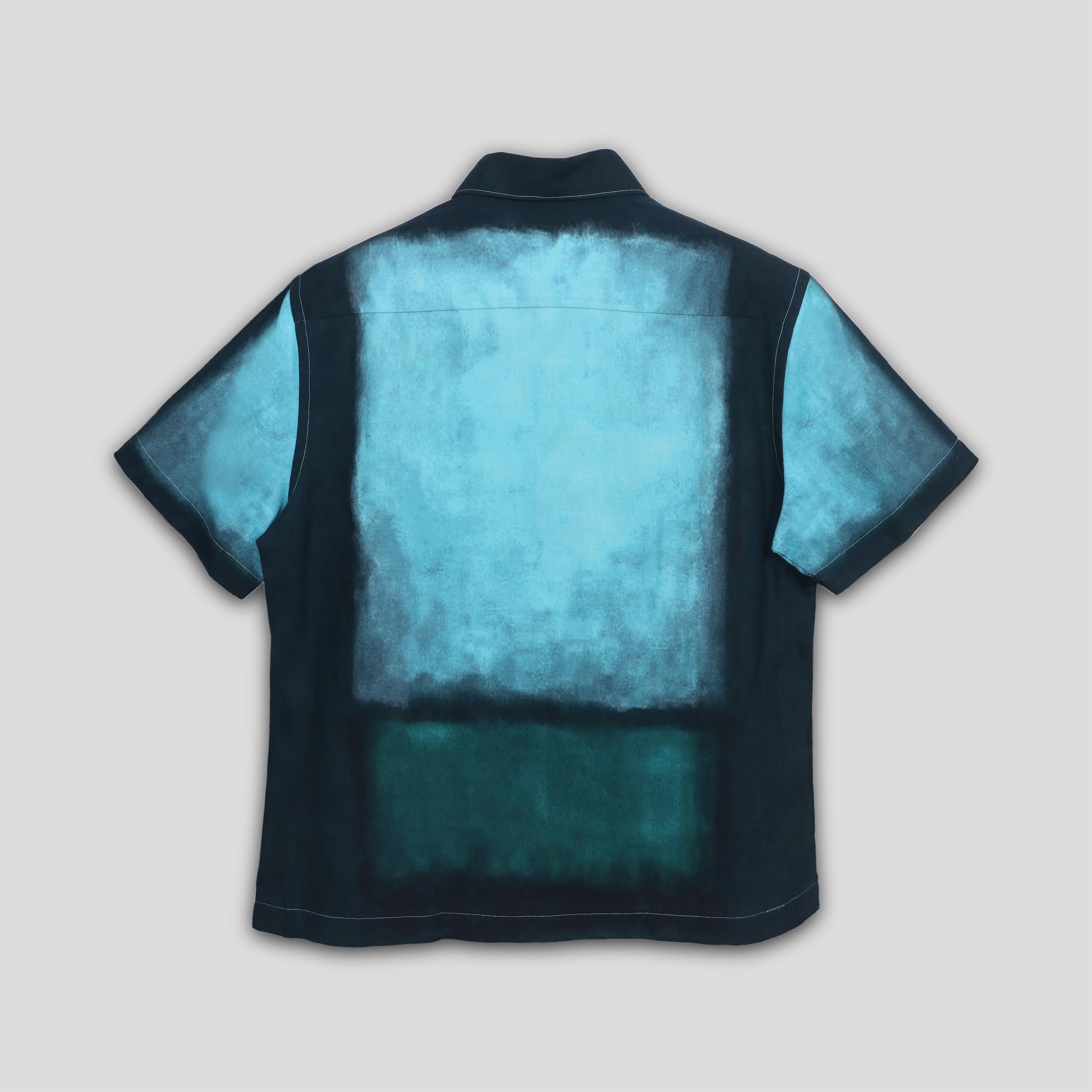 Forest Teal Green Gradient Shirt