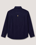 Classic Seersucker Shirt with Back Detail
