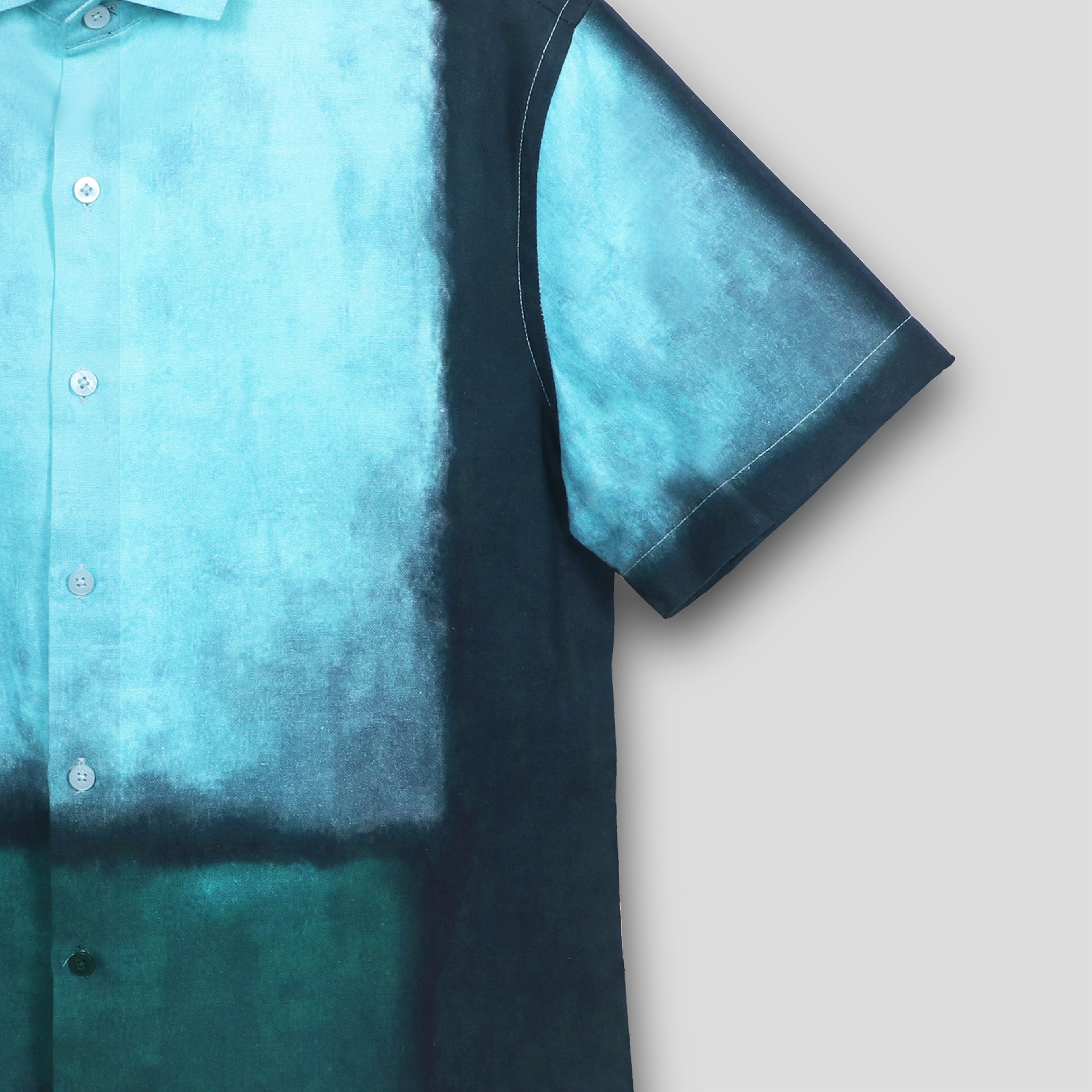 Forest Teal Green Gradient Shirt