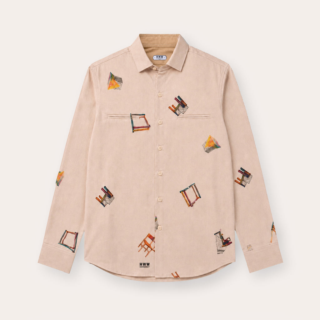 FURNITURE PRINT MESH SHIRT