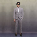 Single Breasted Grey Suit
