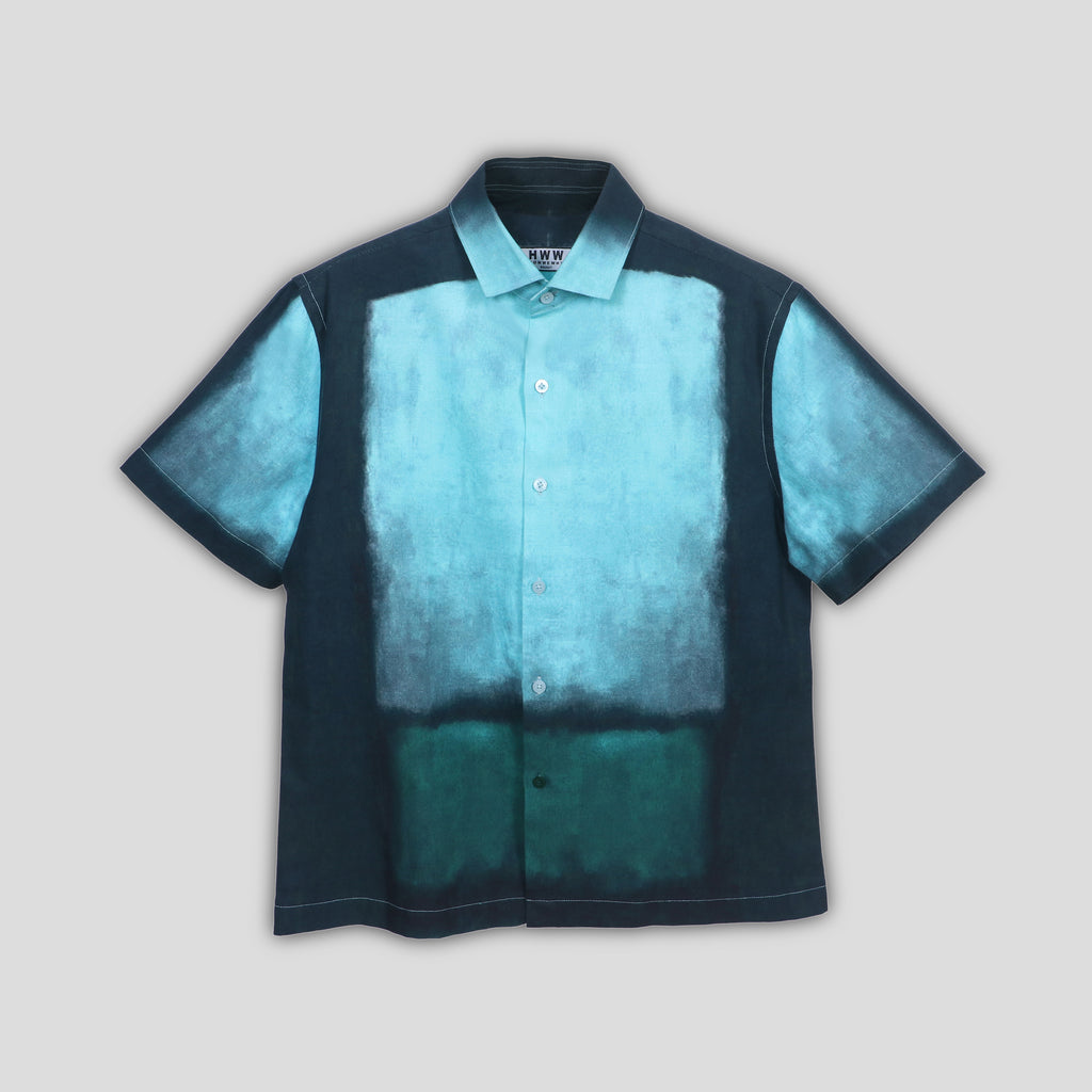 Forest Teal Green Gradient Shirt