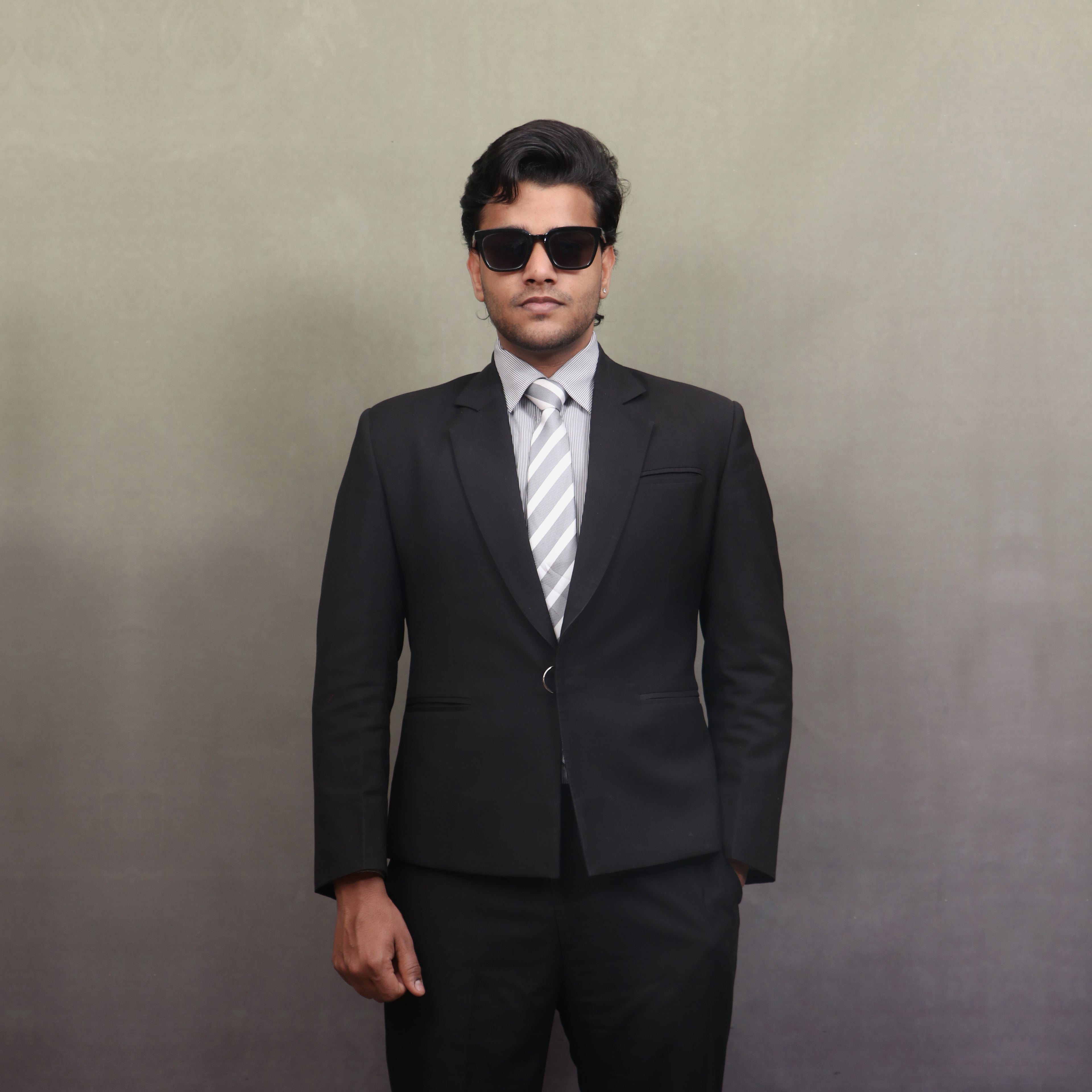 Black Single Breasted Blazer