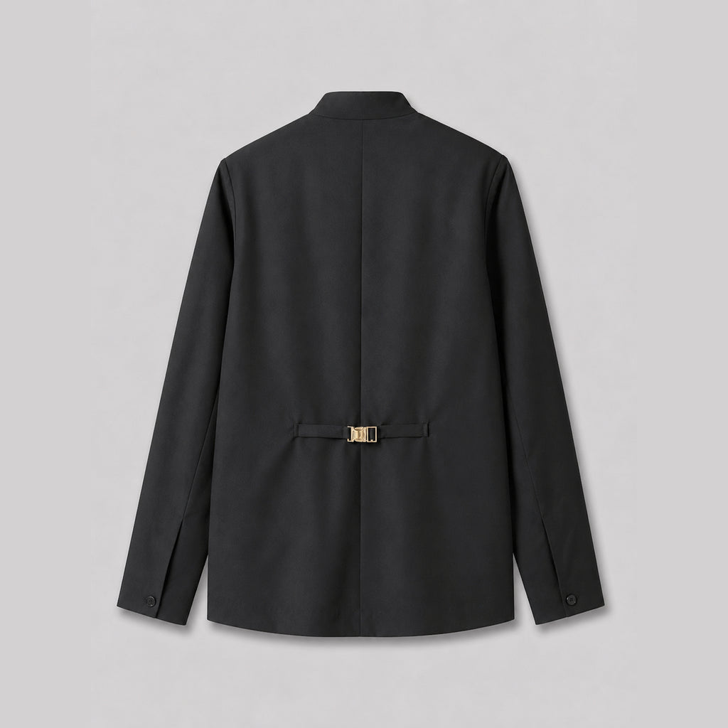 SHAWL COLLAR TAILORED FIT SHIRT