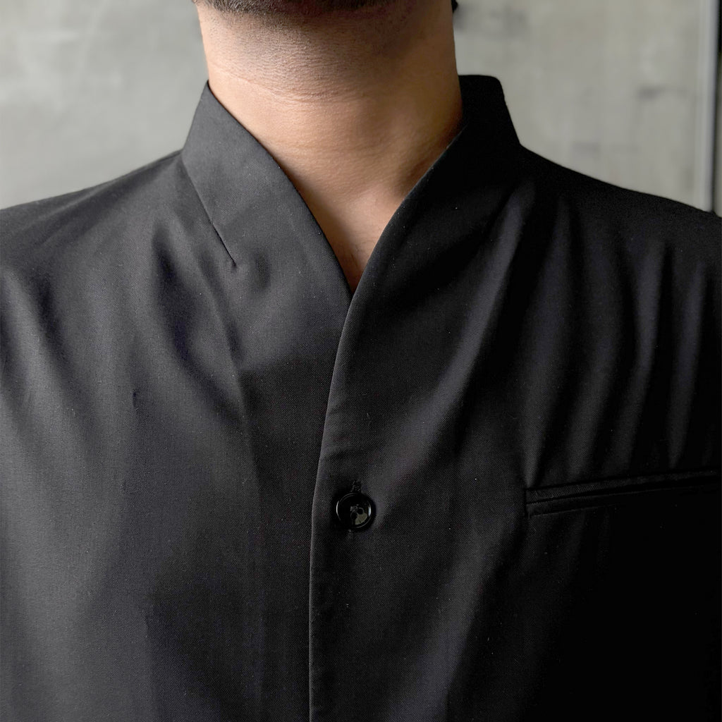 SHAWL COLLAR TAILORED FIT SHIRT