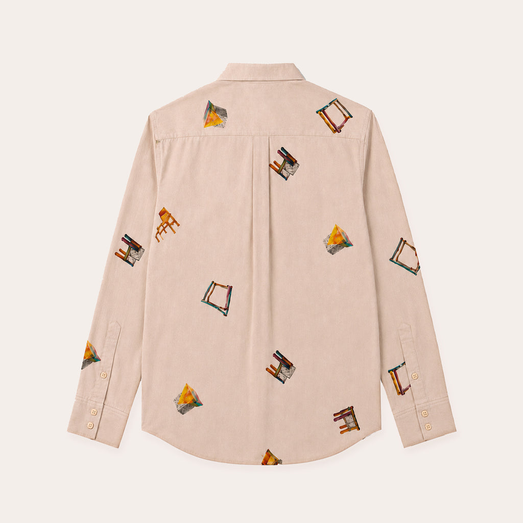 FURNITURE PRINT MESH SHIRT
