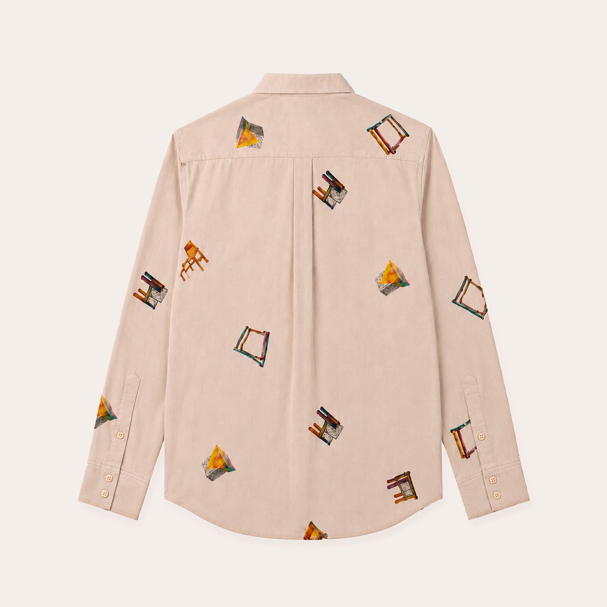 FURNITURE PRINT MESH SHIRT