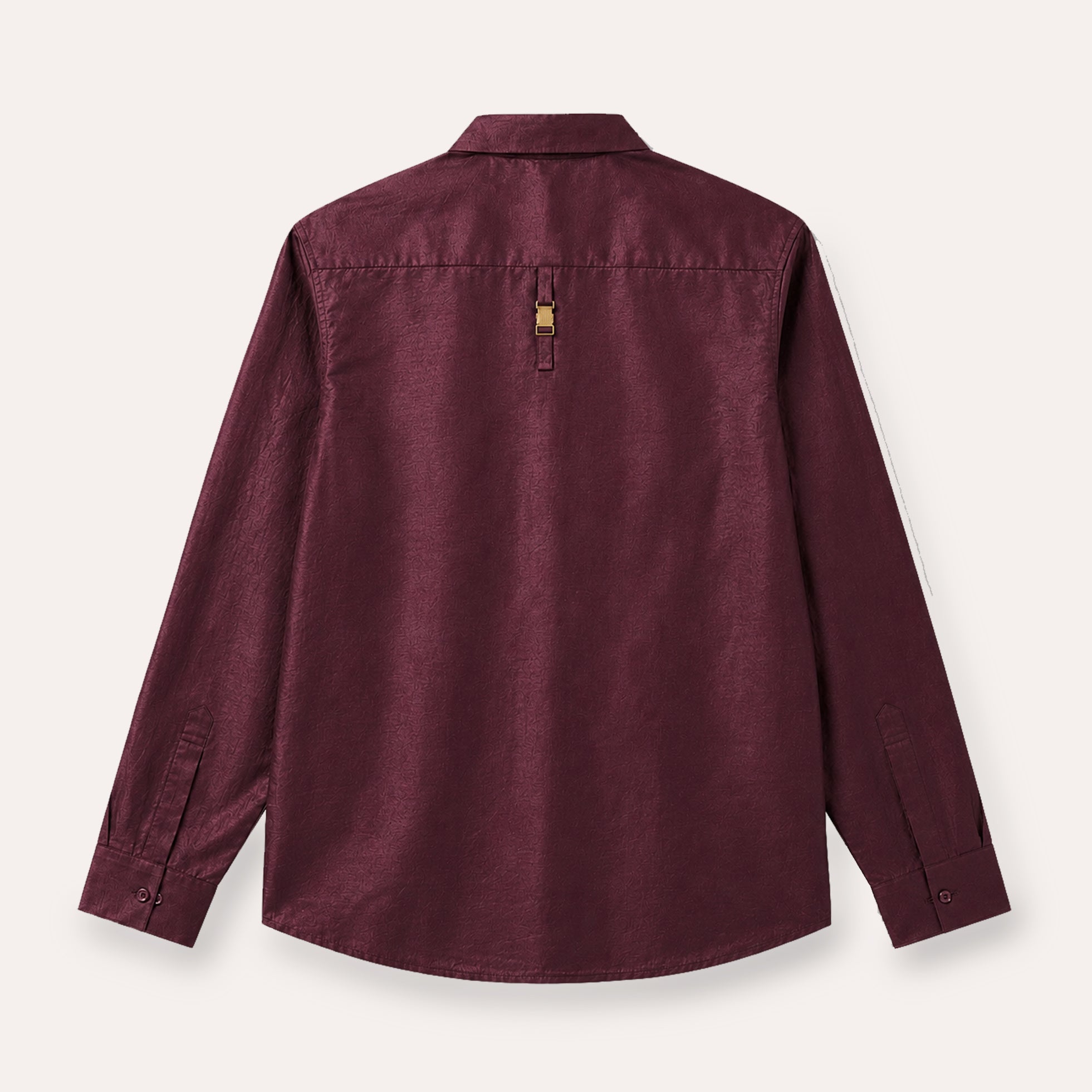 BLACK TAILORED SILK KHADI SHIRT