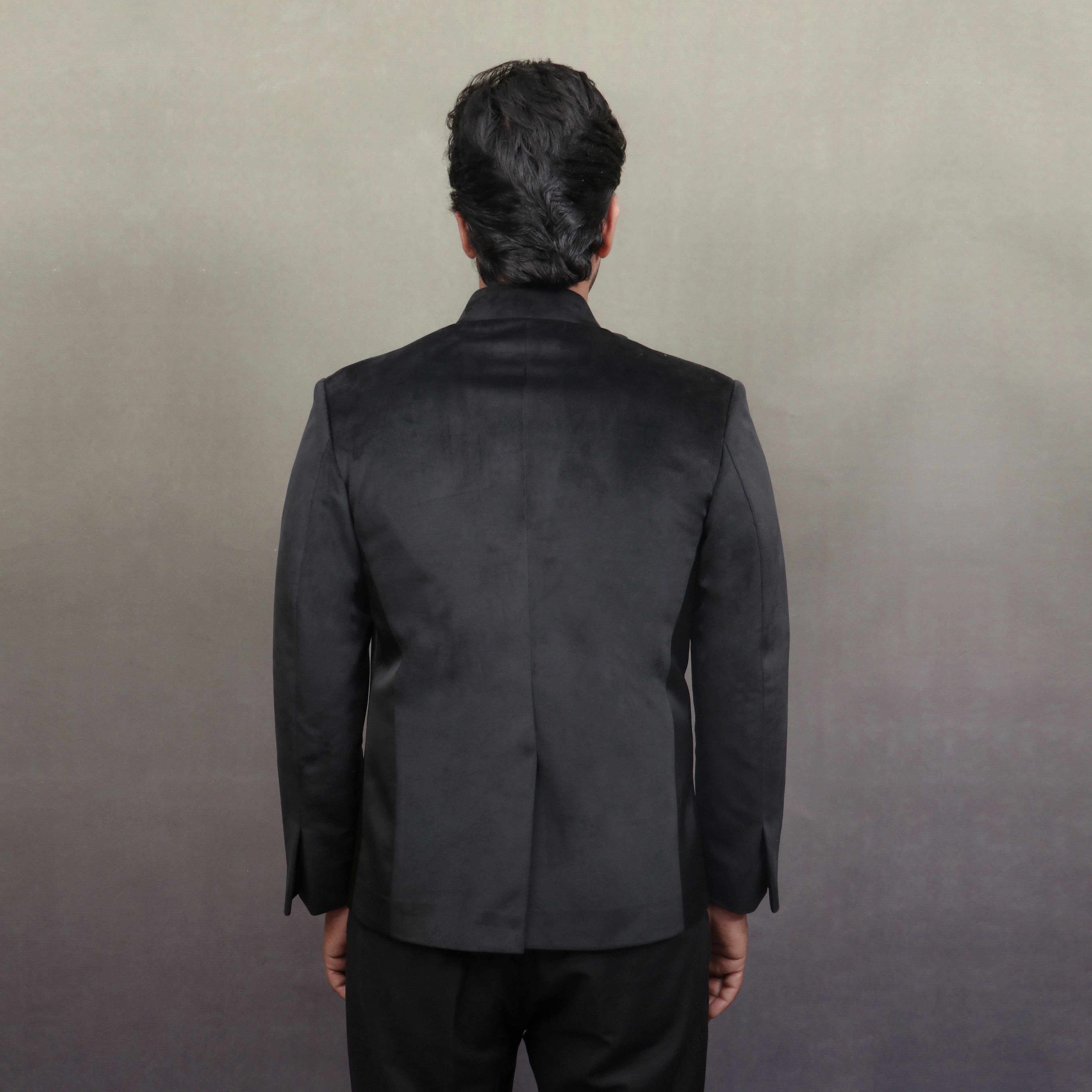 Black Tailored Fit Evening Jacket