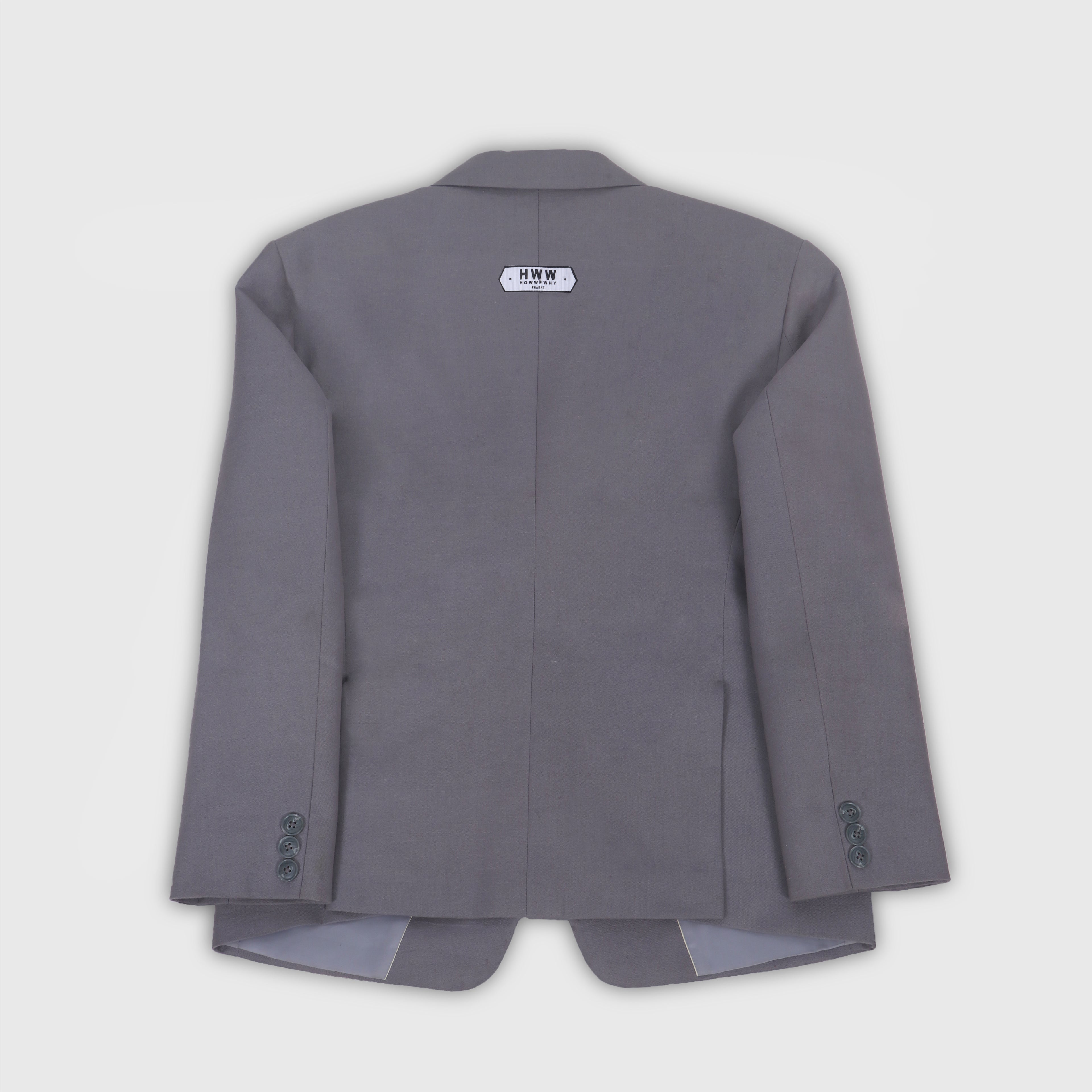 Single Breasted Grey Suit