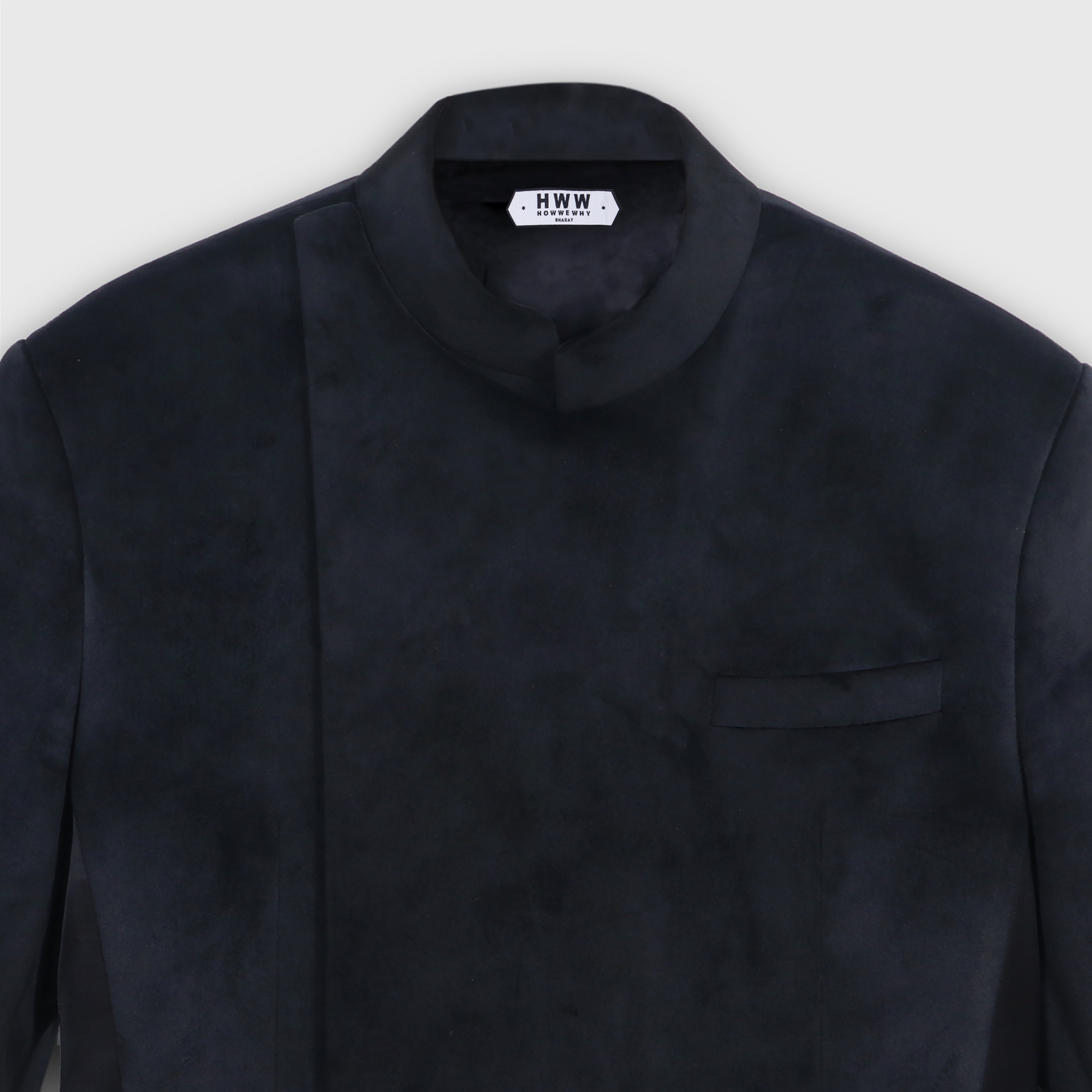 Black Tailored Fit Evening Jacket