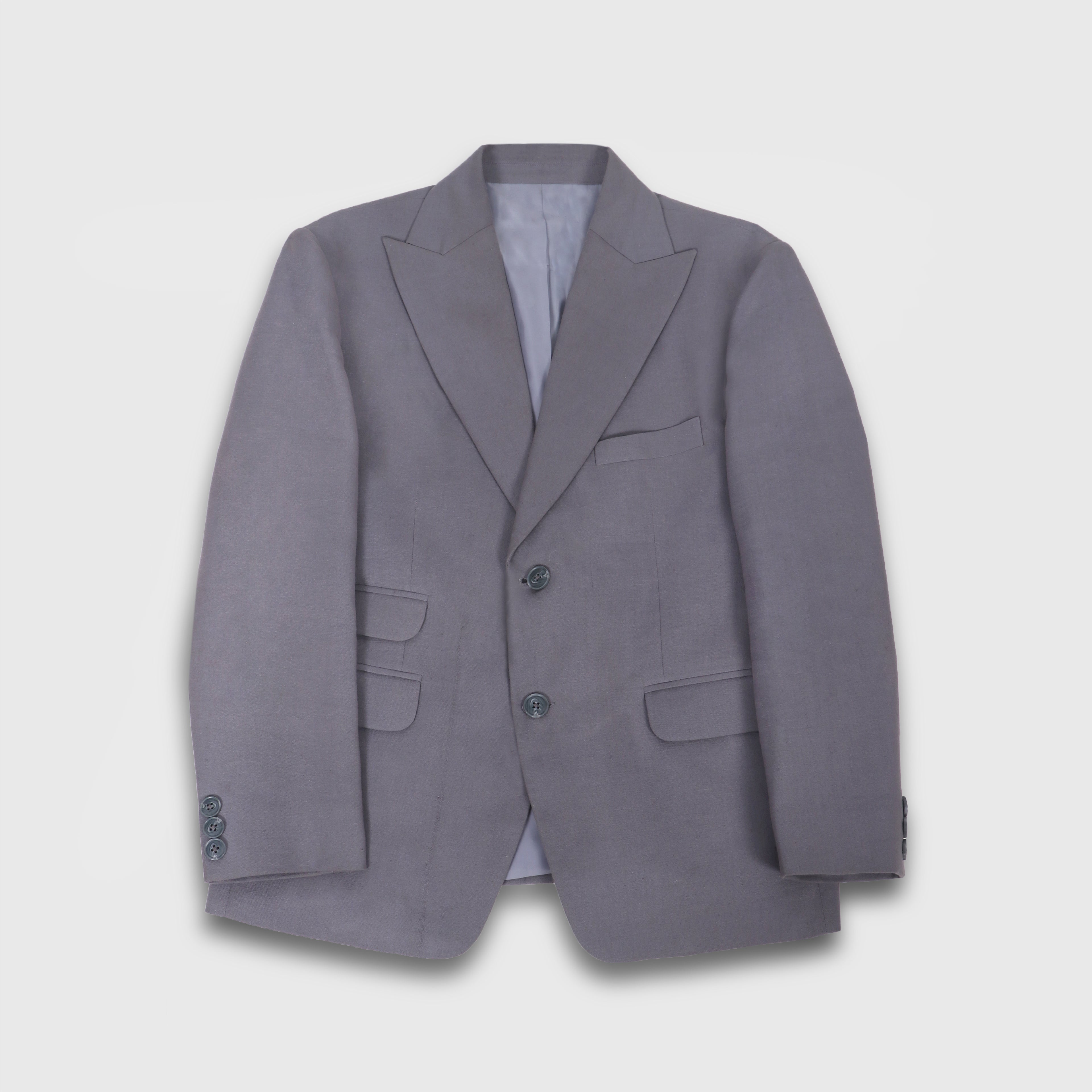 Single Breasted Grey Suit