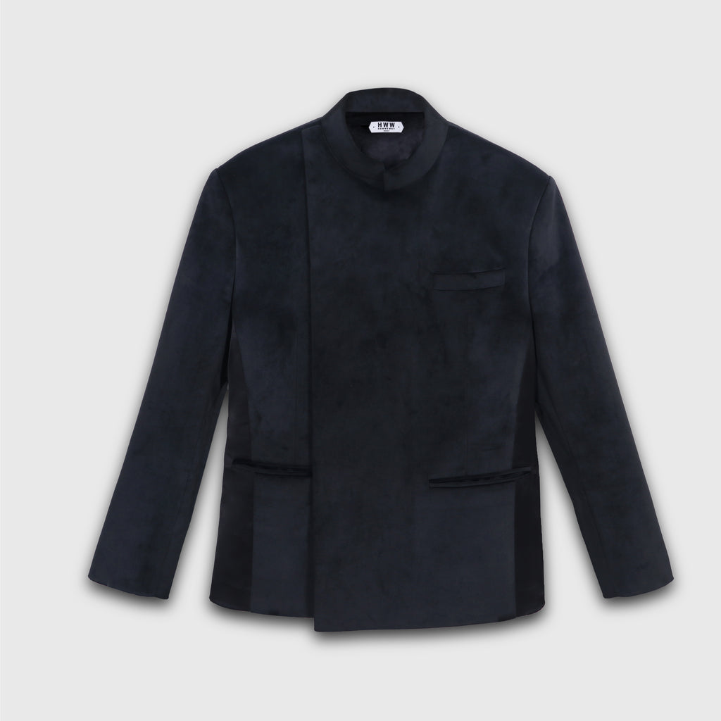 Black Tailored Fit Evening Jacket