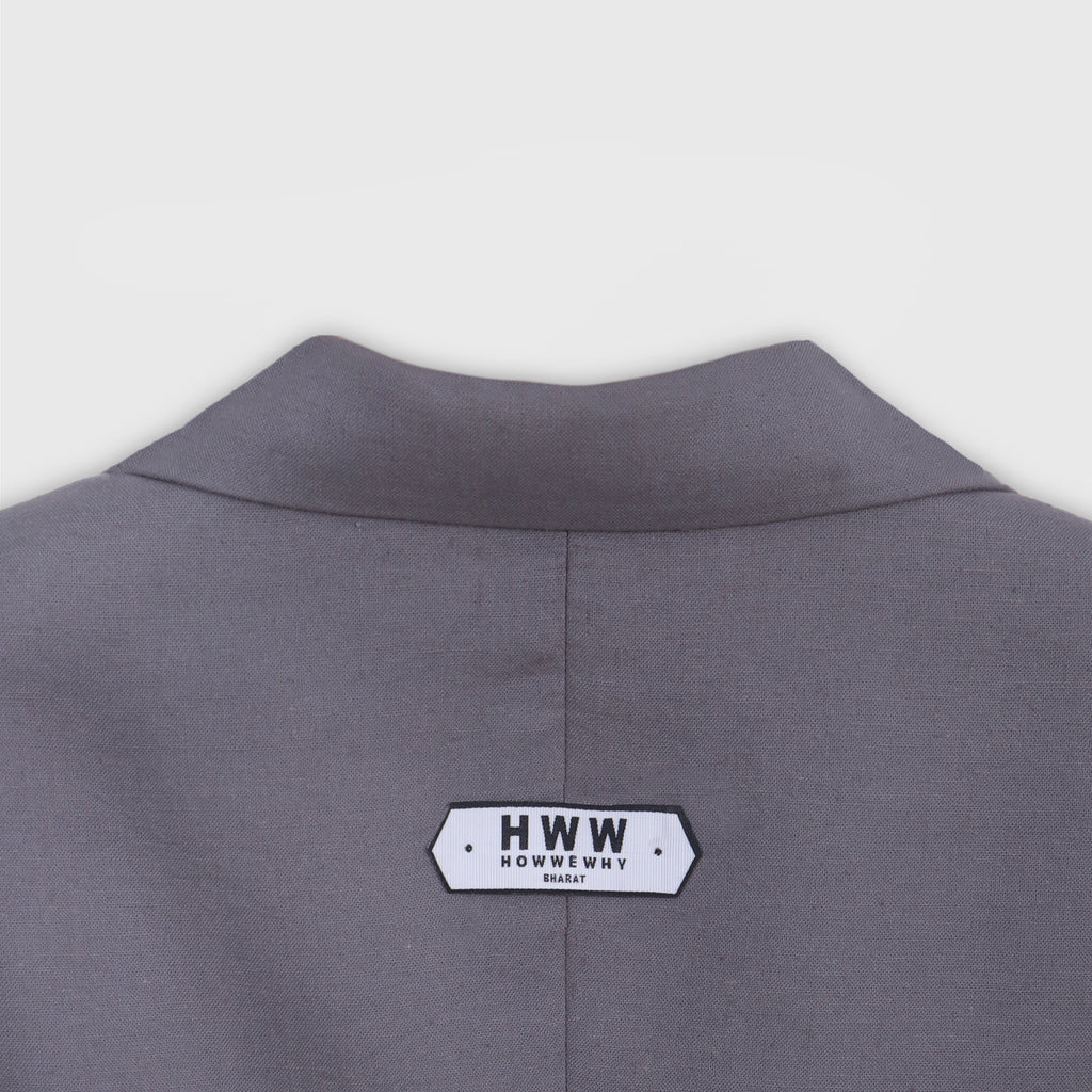 Single Breasted Grey Suit