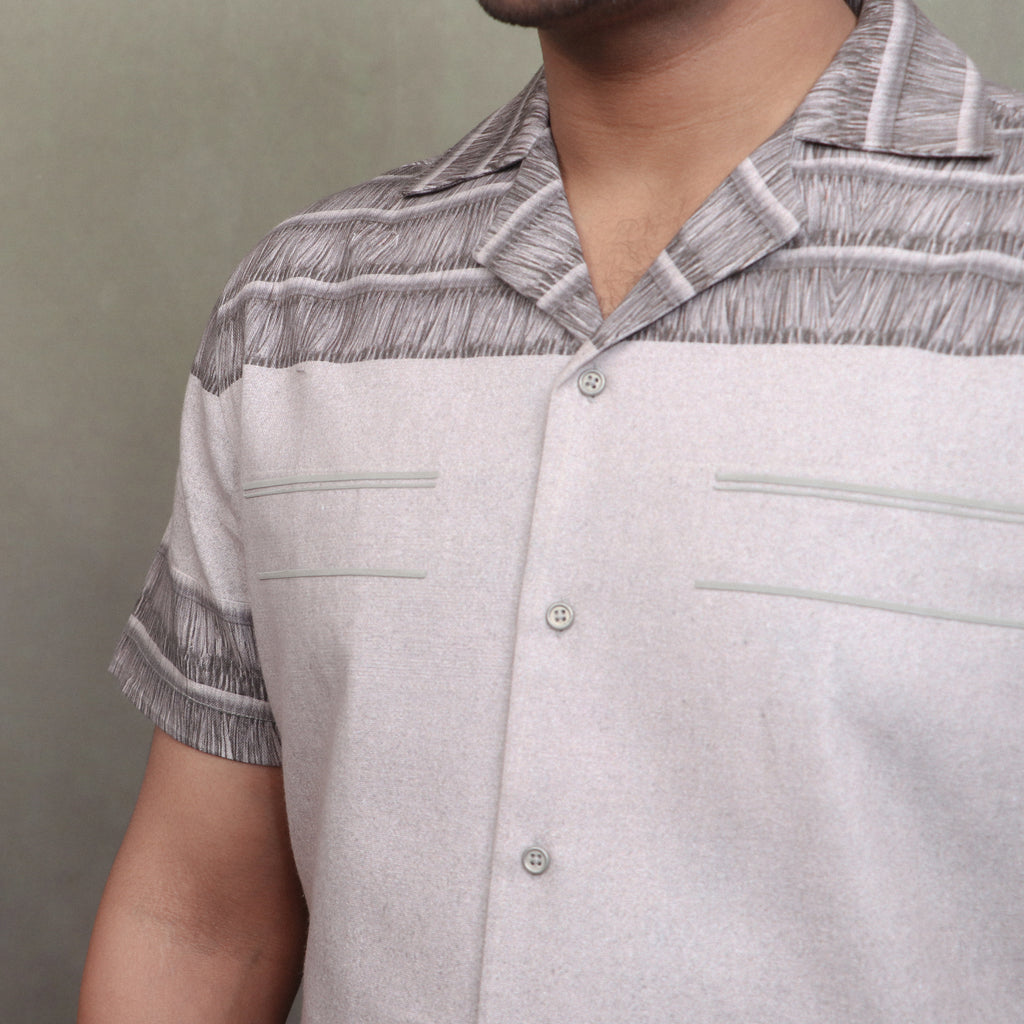 Assam Grey Khadi Shirt