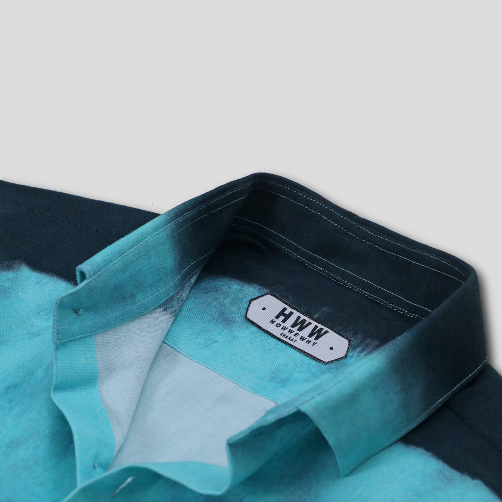 Forest Teal Green Gradient Shirt