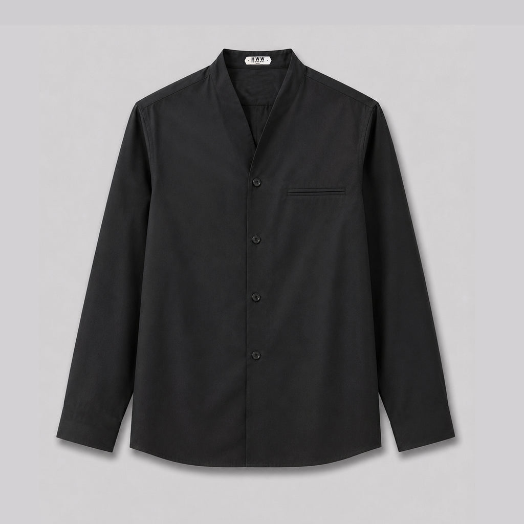 SHAWL COLLAR TAILORED FIT SHIRT